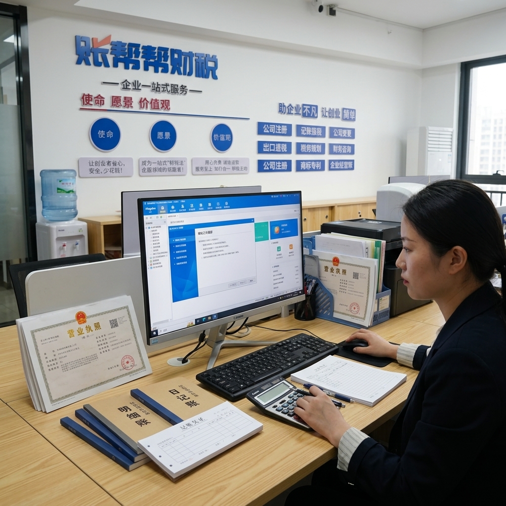 惠州新公司首次建账记账准备工作